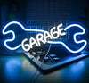 Neon "Cle Plate Garage"