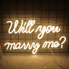 Neon "Will You Marry Me"